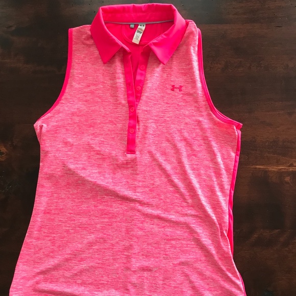 Under Armour Tops - Under Armor Sleeveless Golf Shirt